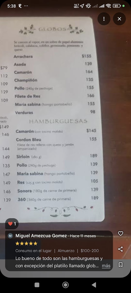 Restaurante Caballero Menu - Image 6